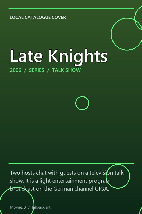 Late Knights poster