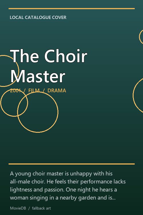 The Choir Master poster