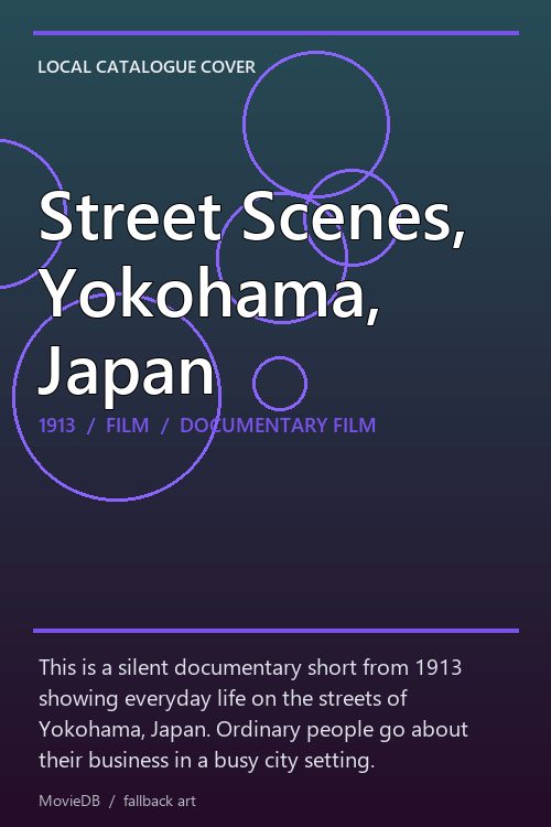Street Scenes, Yokohama, Japan poster