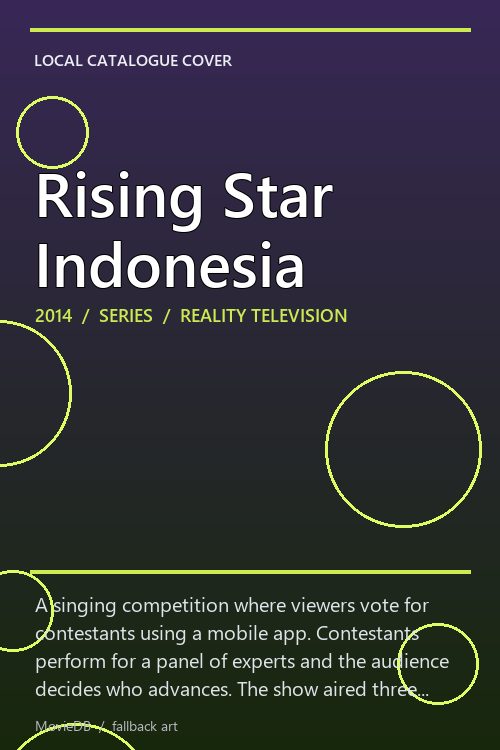 Rising Star Indonesia poster