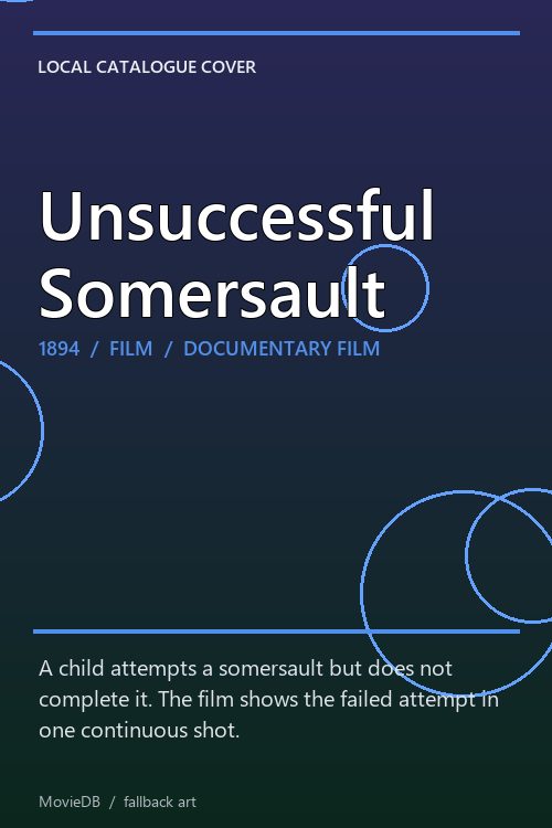 Unsuccessful Somersault poster