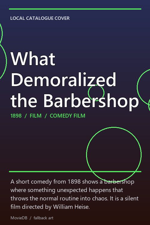 What Demoralized the Barbershop poster