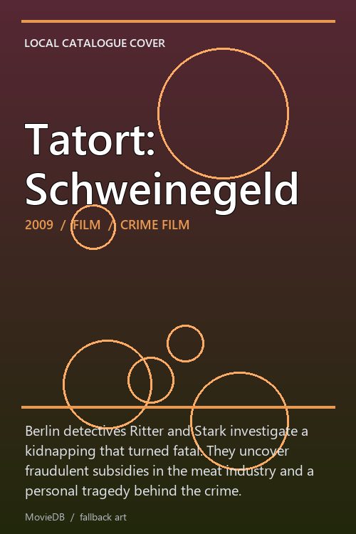 Tatort: Schweinegeld poster