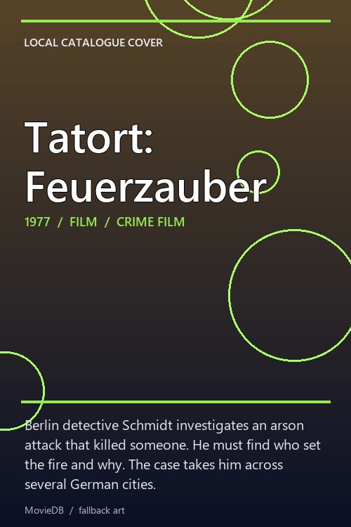 Tatort: Feuerzauber poster
