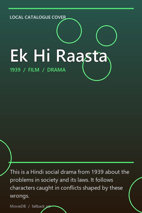 Ek Hi Raasta poster