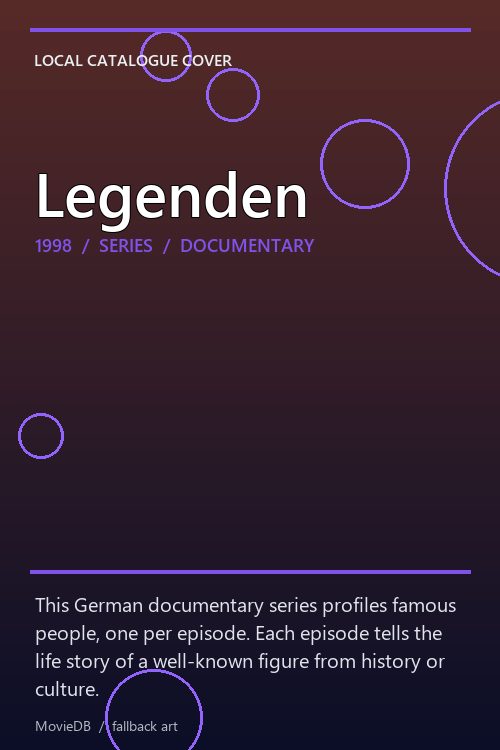 Legenden poster