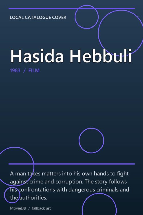 Hasida Hebbuli poster
