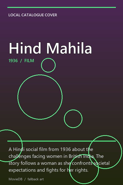 Hind Mahila poster