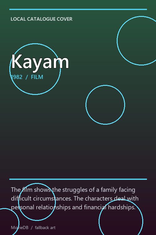 Kayam poster