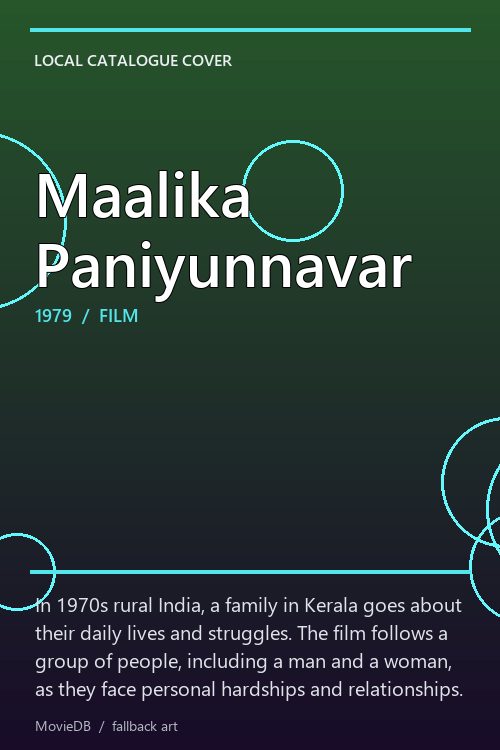 Maalika Paniyunnavar poster