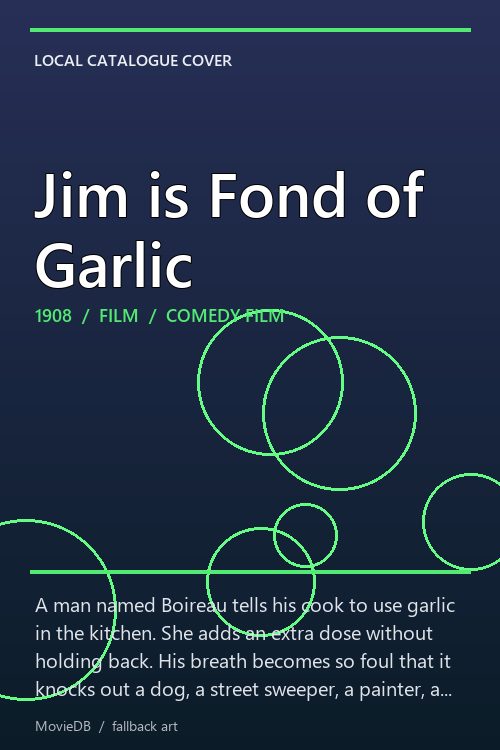 Jim is Fond of Garlic poster