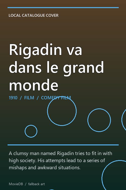 Rigadin va dans le grand monde poster