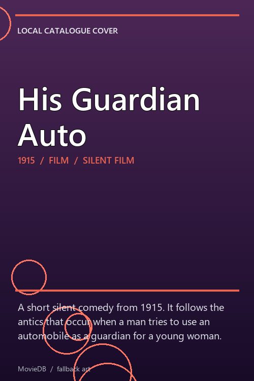 His Guardian Auto poster