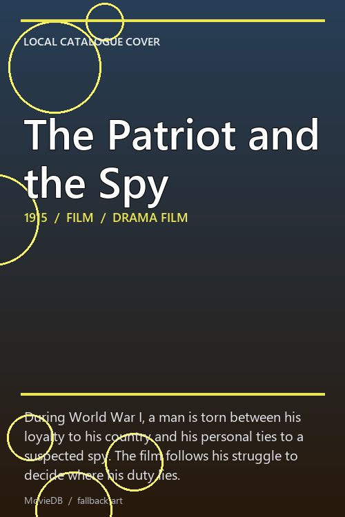 The Patriot and the Spy poster