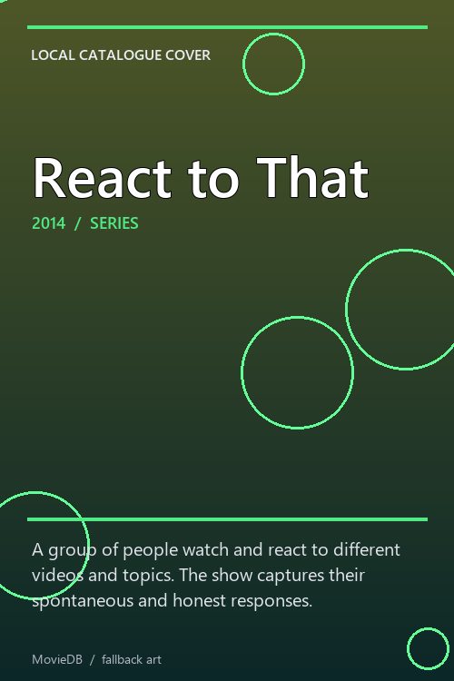 React to That poster