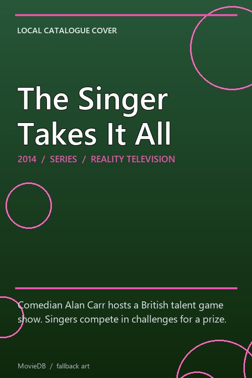 The Singer Takes It All poster