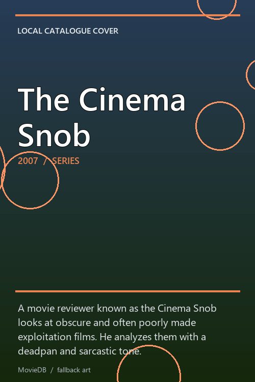 The Cinema Snob poster