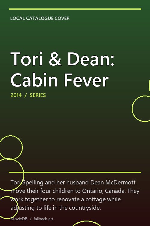 Tori & Dean: Cabin Fever poster