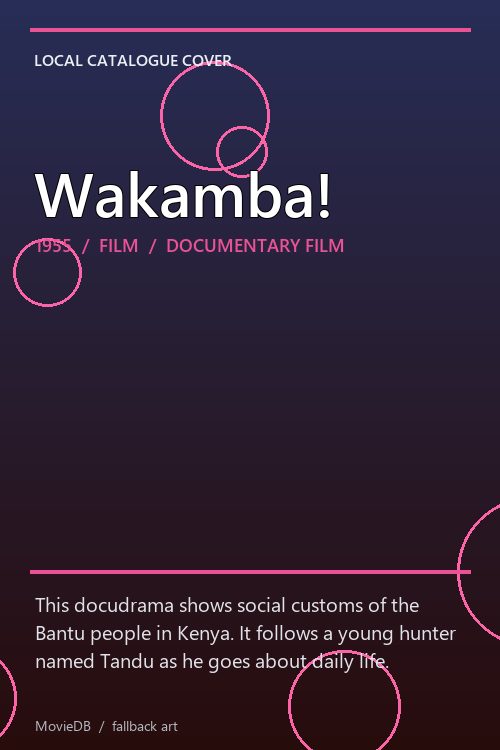 Wakamba! poster