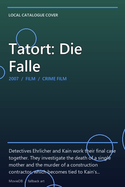 Tatort: Die Falle poster