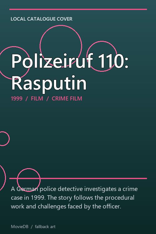 Polizeiruf 110: Rasputin poster