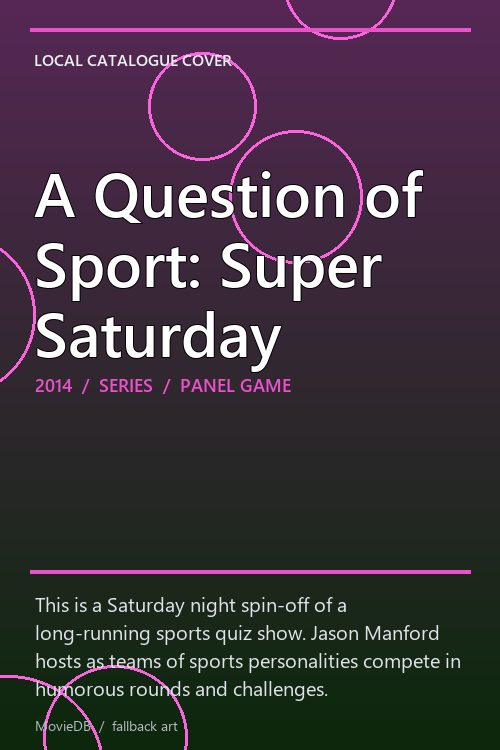 A Question of Sport: Super Saturday poster