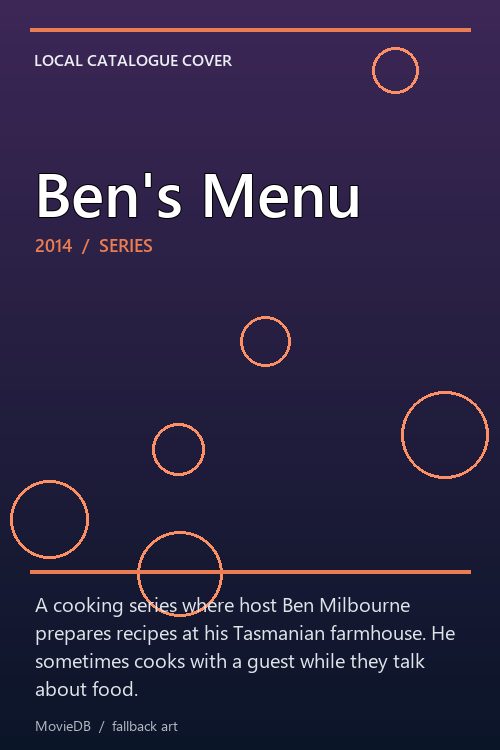 Ben's Menu poster