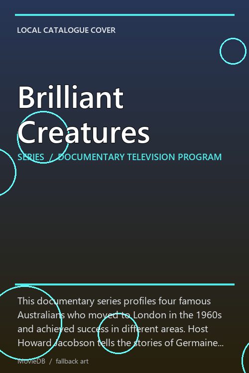Brilliant Creatures poster
