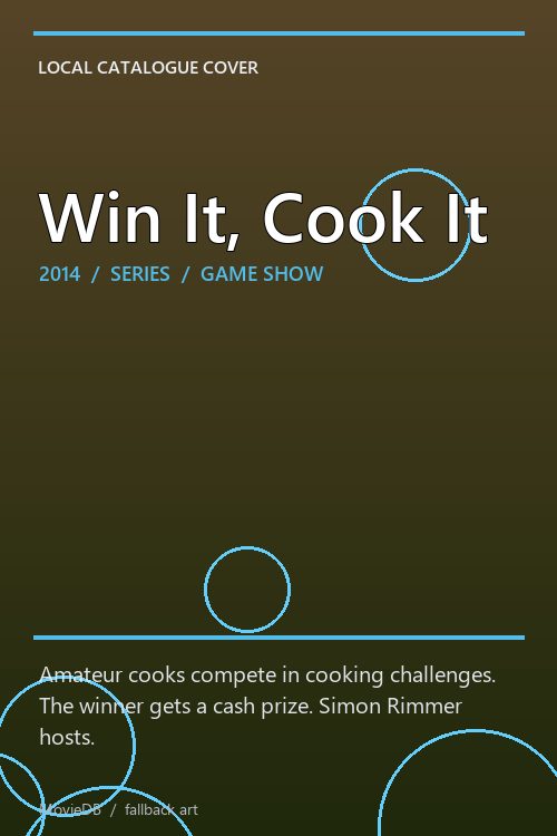 Win It, Cook It poster