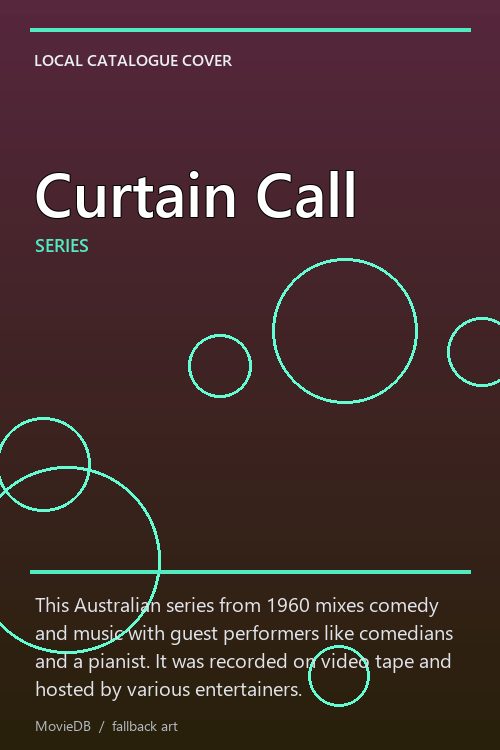 Curtain Call poster