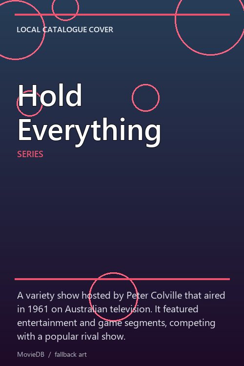 Hold Everything poster