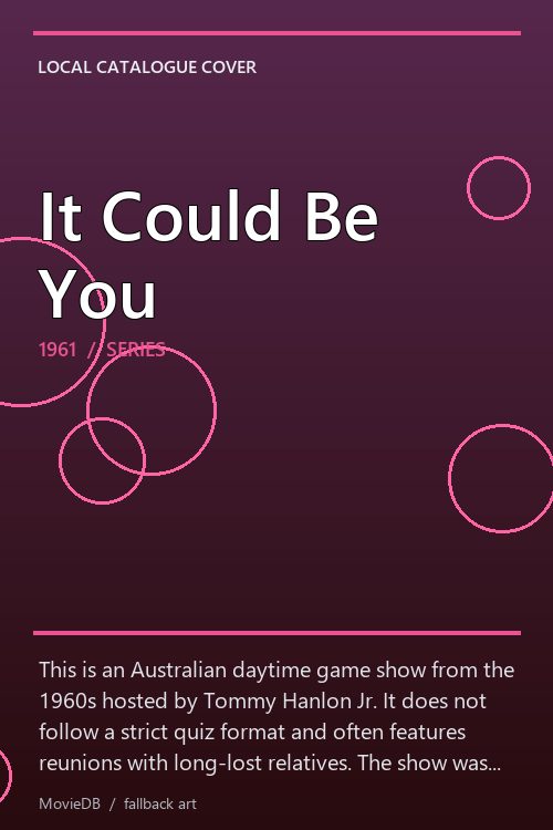 It Could Be You poster