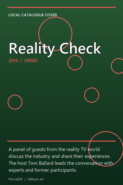 Reality Check poster