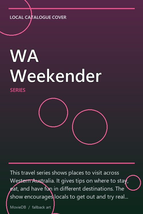 WA Weekender poster