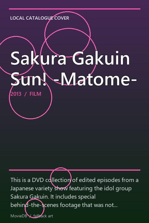 Sakura Gakuin Sun! -Matome- poster