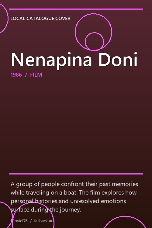 Nenapina Doni poster