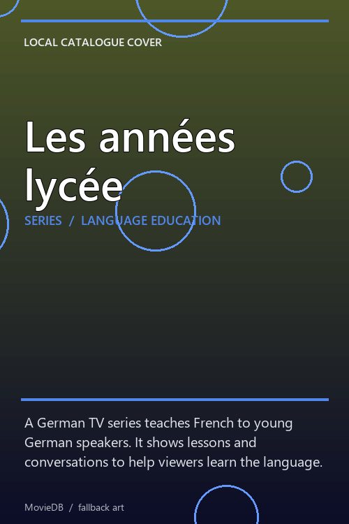 Les années lycée poster