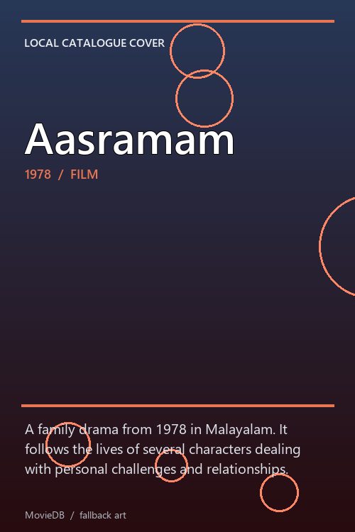Aasramam poster