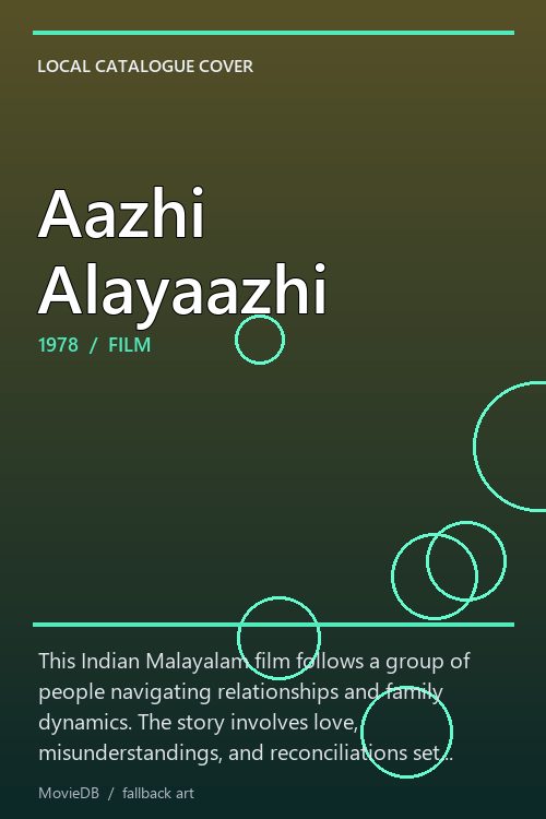 Aazhi Alayaazhi poster