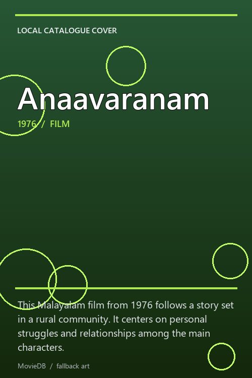 Anaavaranam poster