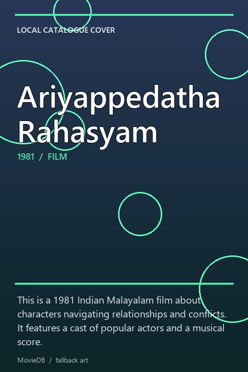 Ariyappedatha Rahasyam poster