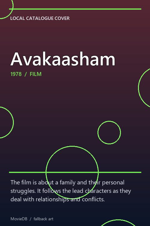 Avakaasham poster