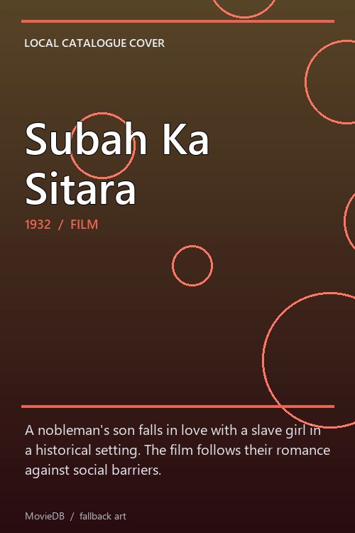 Subah Ka Sitara poster