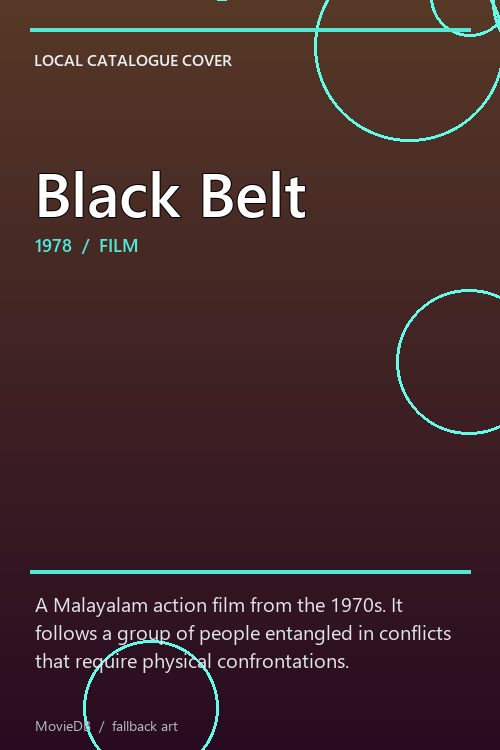 Black Belt poster