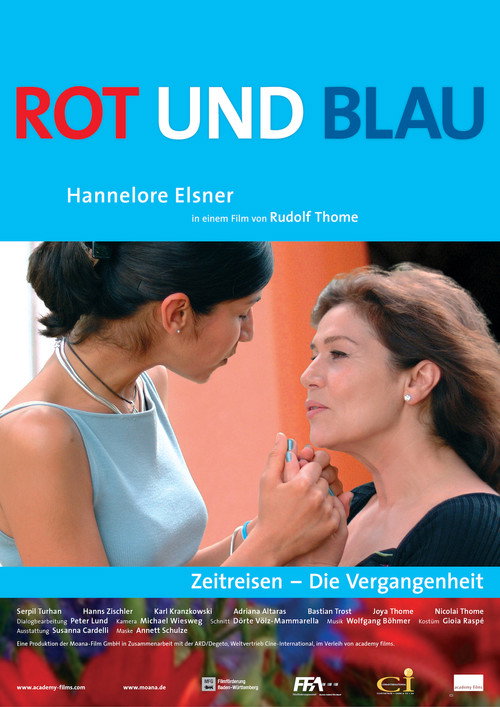 Red and Blue poster