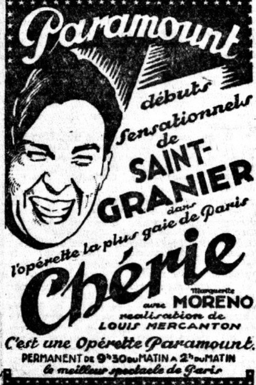 Chérie poster
