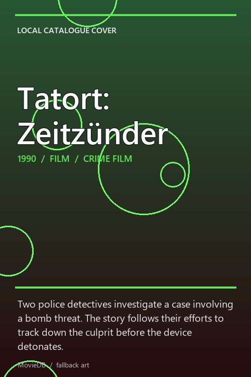 Tatort: Zeitzünder poster