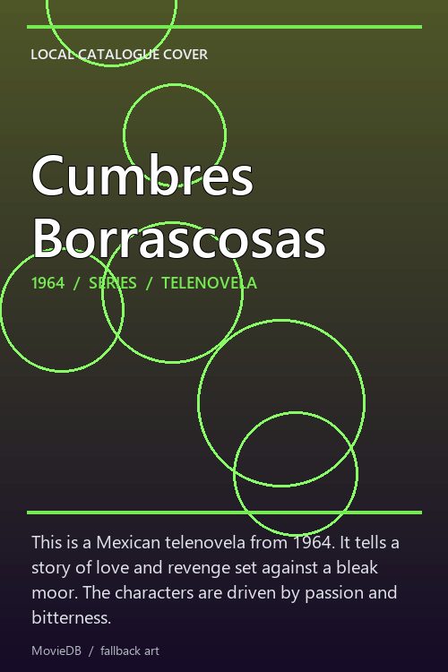 Cumbres Borrascosas poster