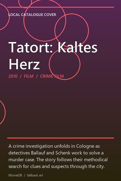 Tatort: Kaltes Herz poster