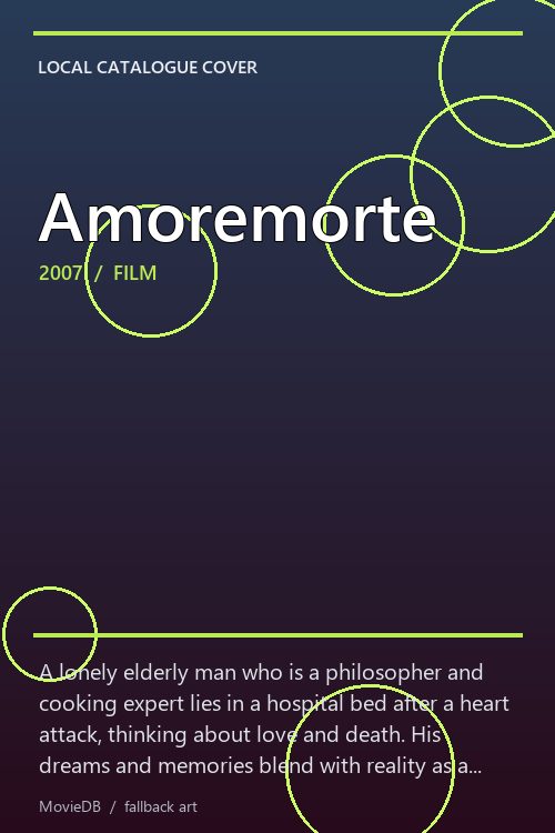 Amoremorte poster